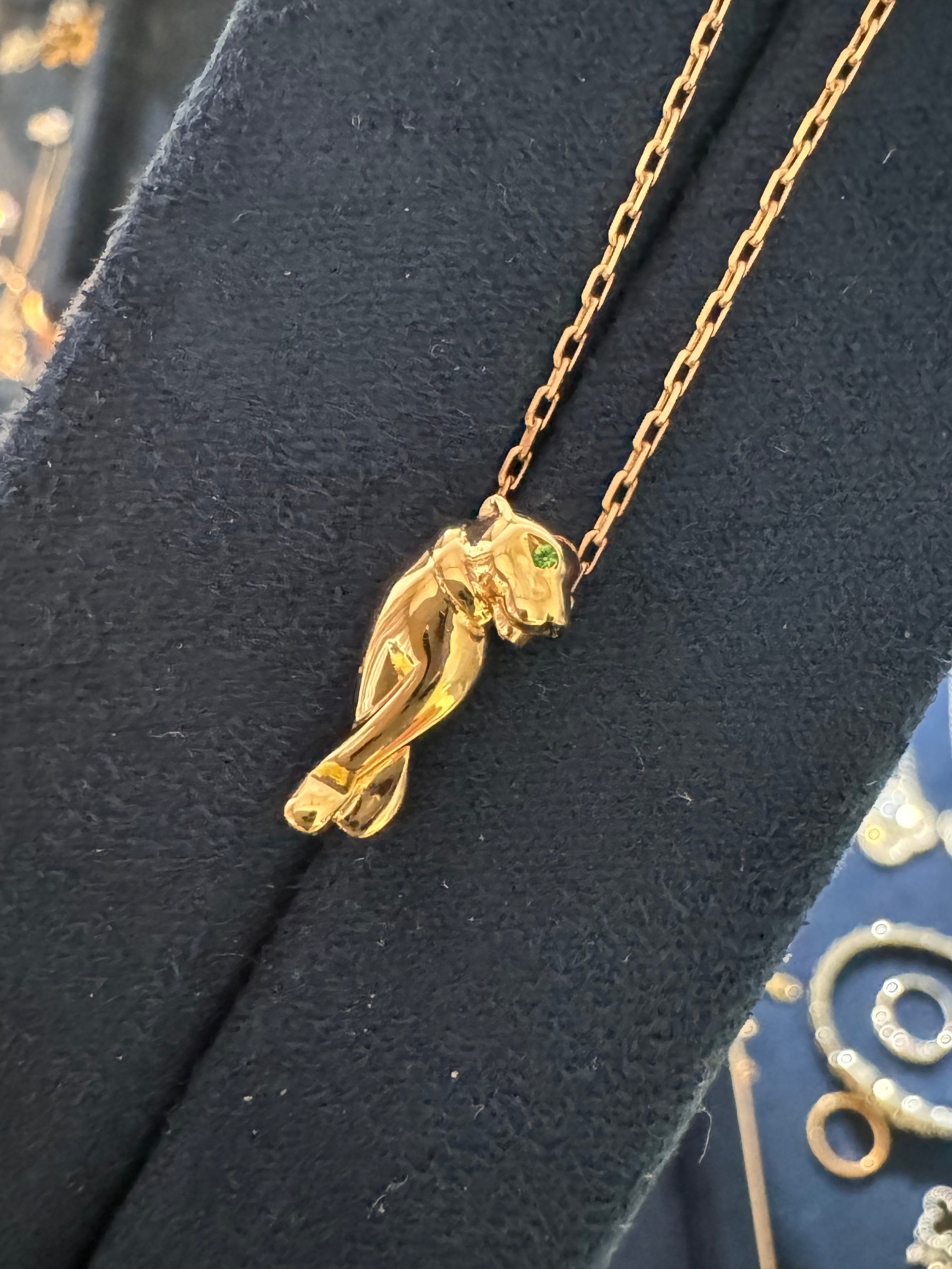 18K Gold Leopard Necklace